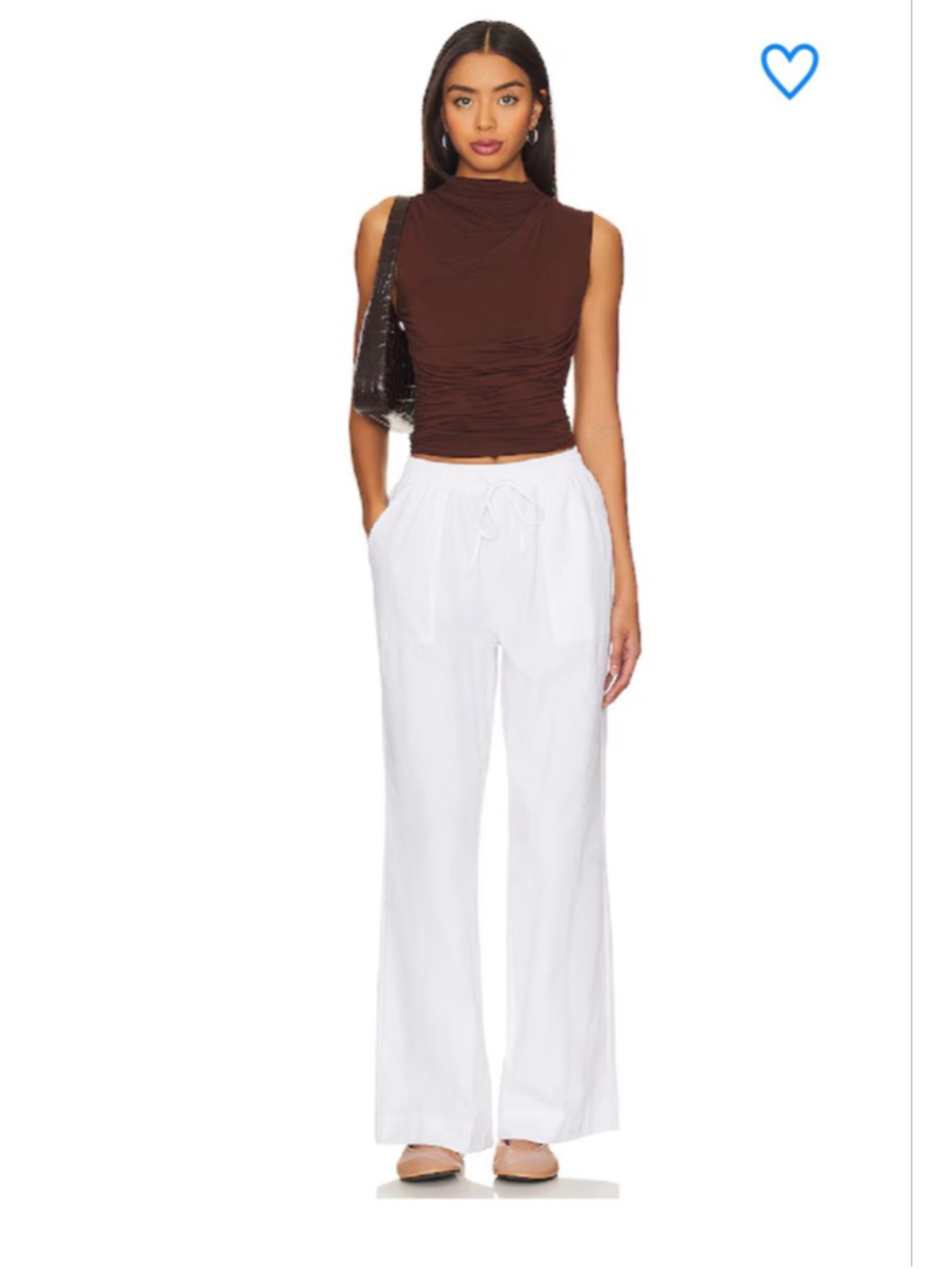 Superdown Amy Cargo Pant white|Small|NWOT